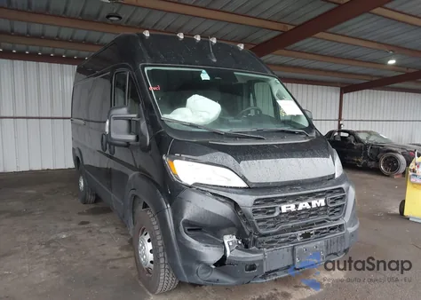 2023 Ram Promaster 2500 High Roof 136 Wb z USA, uszkodzony, nr VIN 3C6LRVCG1PE529524